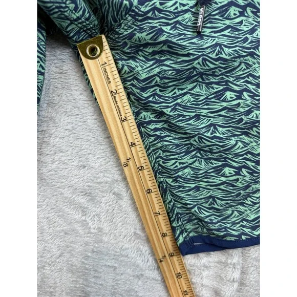 COSTA Board Shorts Mens 38 Green Wave Pattern Performance Swim Surf Trunks - Picture 5 of 6